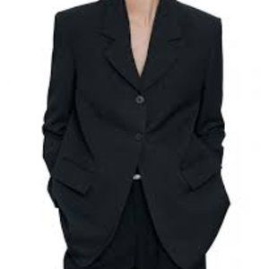 Zara Black 3 Button Blazer